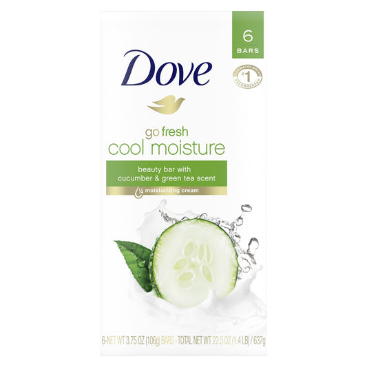 Dove bars cucumber 6pcs
