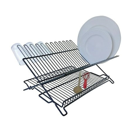 Junior Folding Dish Rack Bk