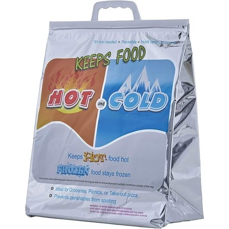 Hot and cold bags stand up disposable