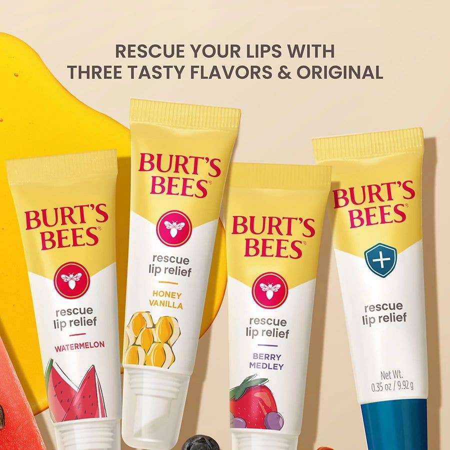 Rescue Lip Relief With Vitamin E 0.35 oz. Blister Box