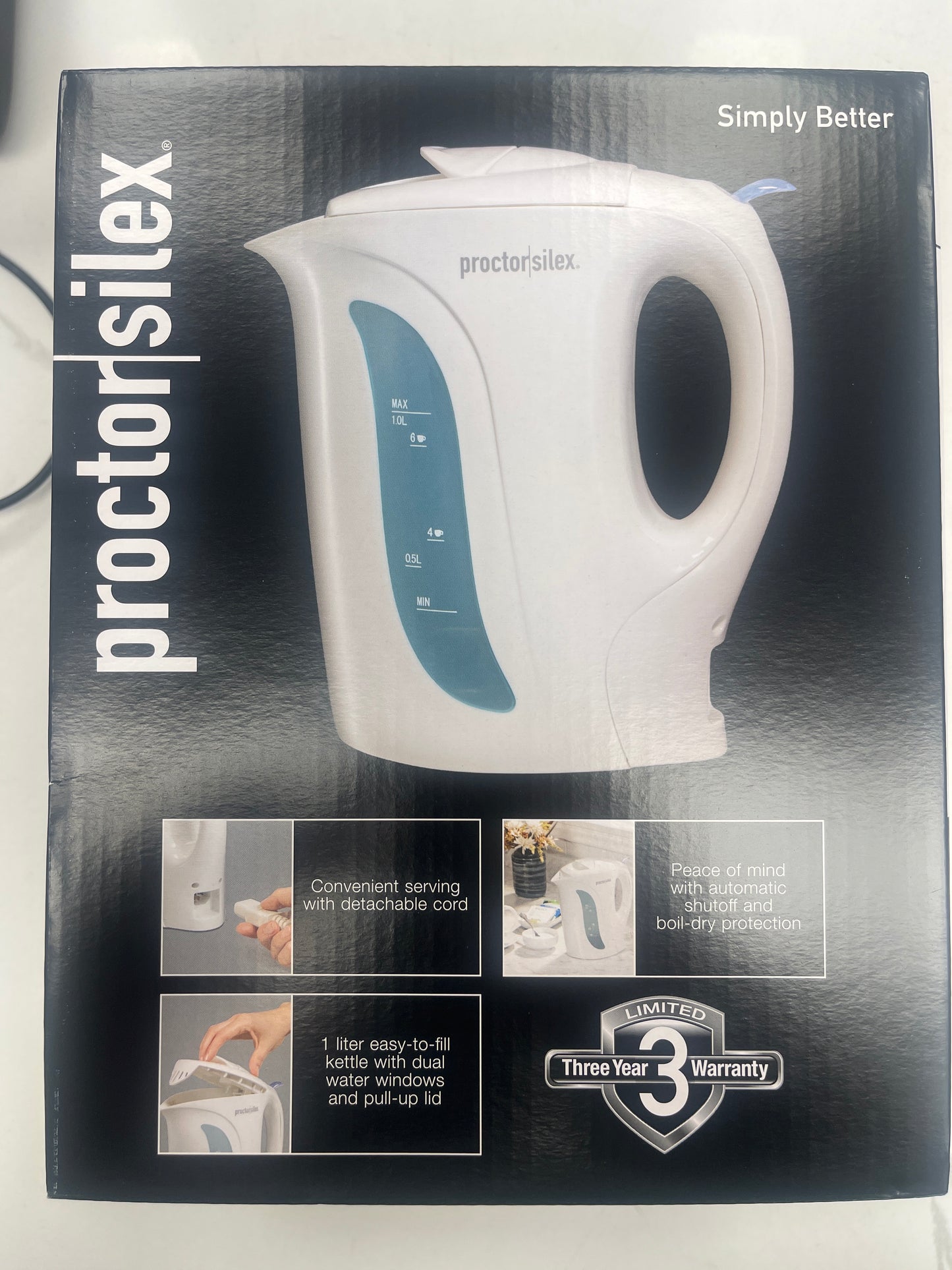 Proctor/silex hot water kettle