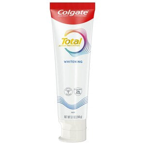 Colgate Total Active Prevention Toothpaste, Whitening Paste, 5.1 OZ, 1 Pack