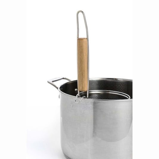 Deep noodle strainer