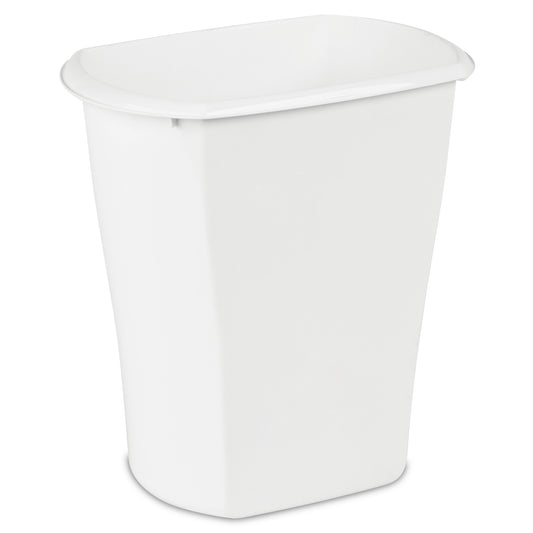 4 gallon trashcan white