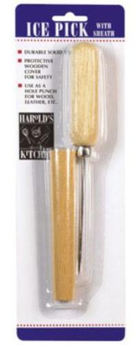 Ice pick with safety cover