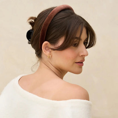 Kit.sch/ satin velvet headbands 2pk￼