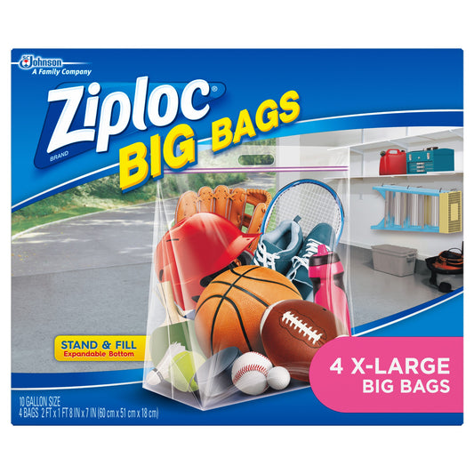 Ziploc XL 10 gal. 4 ct.