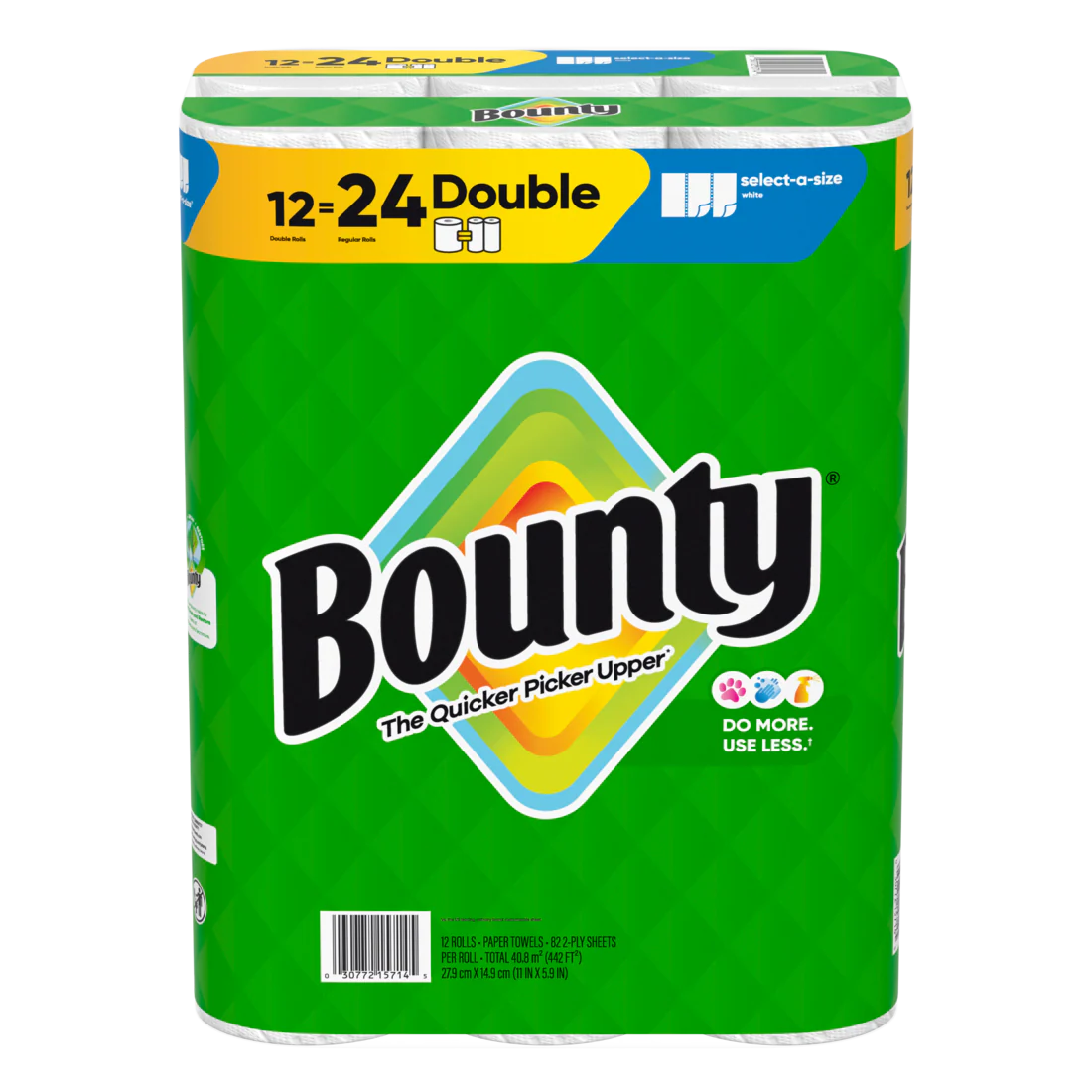 Bounty 12=24 pack select-a-size