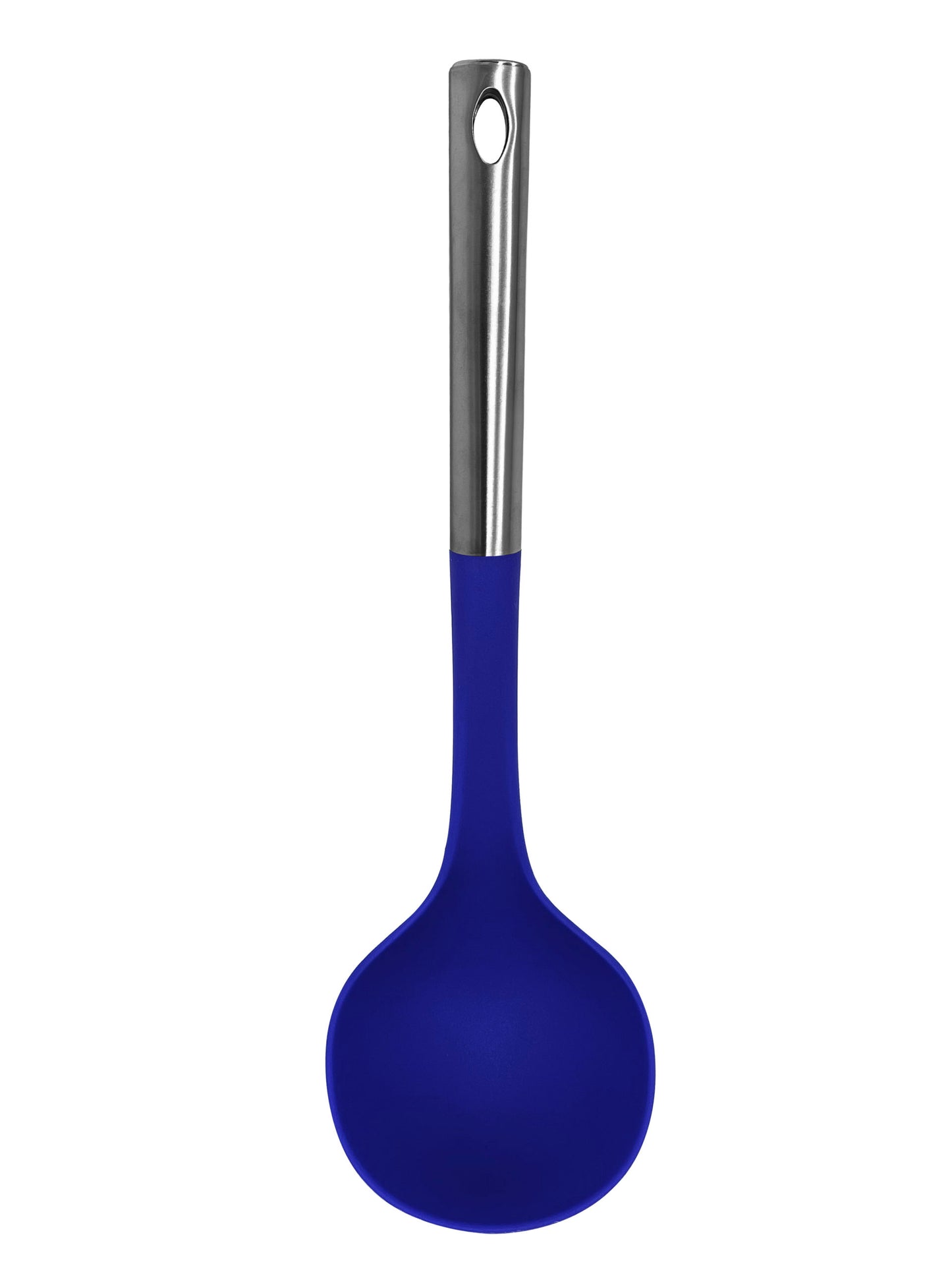 Soup. Ladle blue