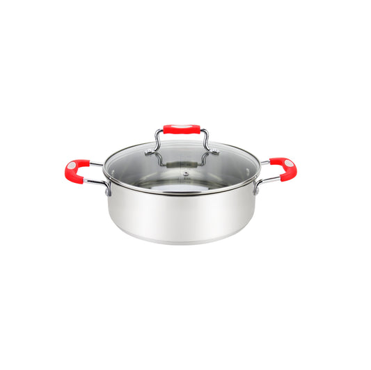 5QT Red Stockpot
