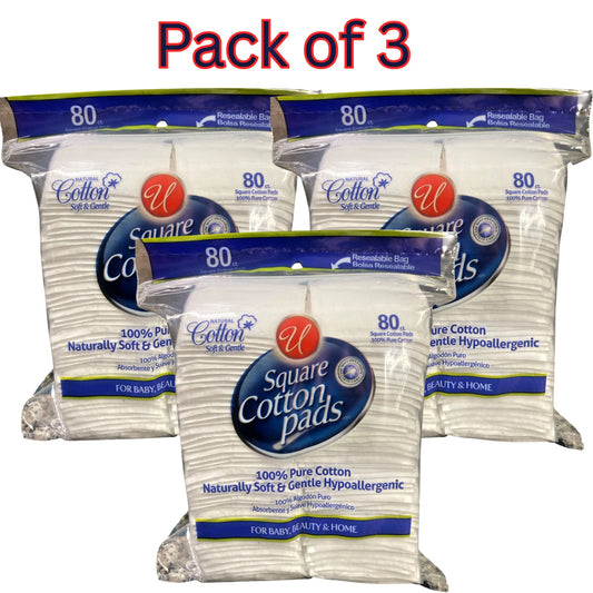 Square cotton pads