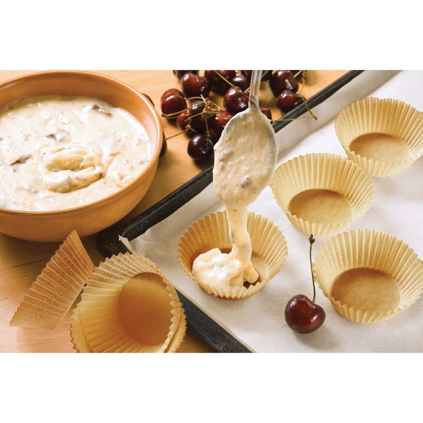 Baking cups unbleached