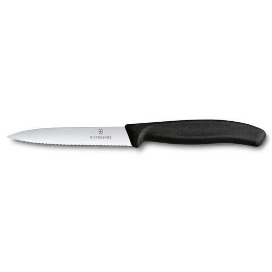 VICTORINOX Pointy Sarated black