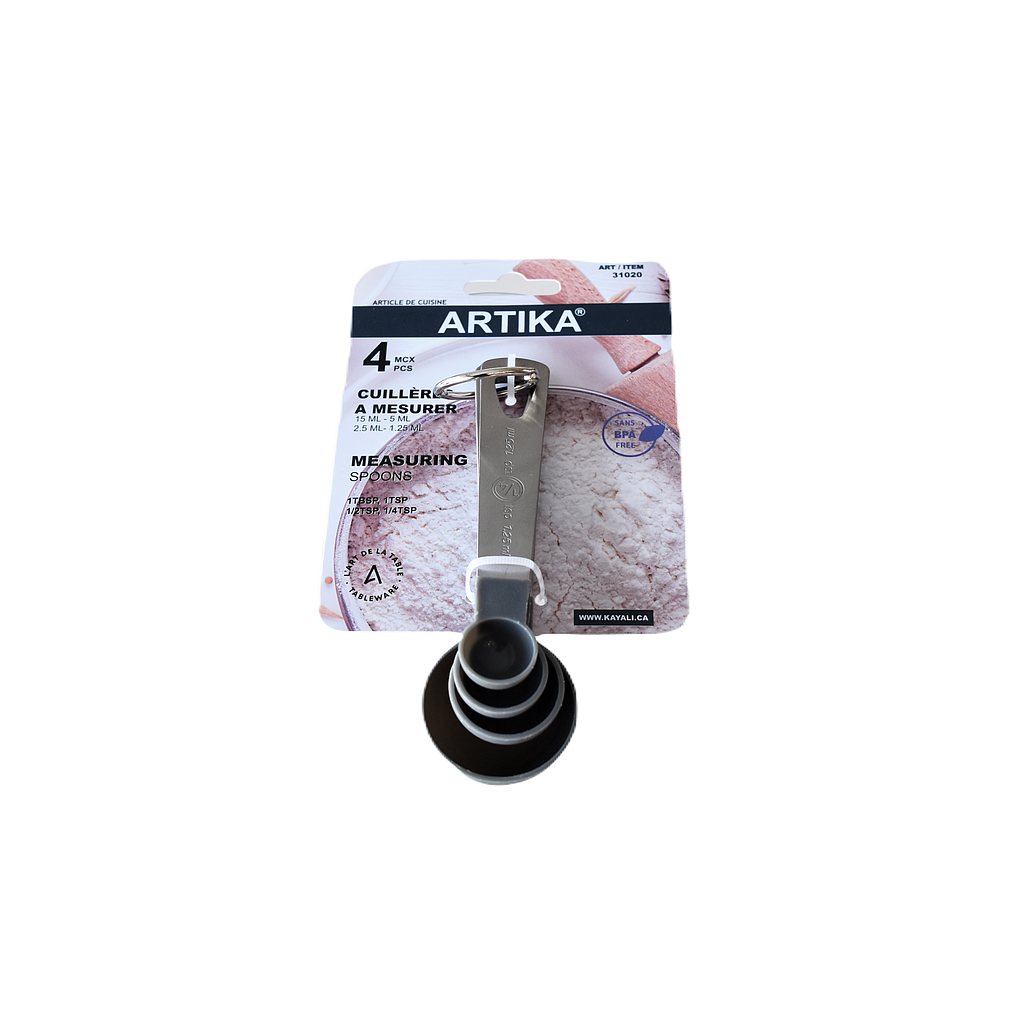 4 pack, measuring spoons