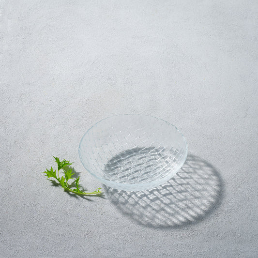 Vikko - Basketweave, Glass Soup Bowl, 20 oz