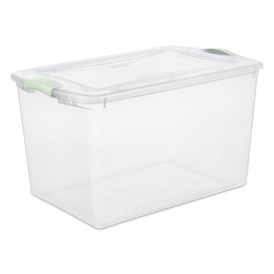 Sterilite clear container bin  66 quarts