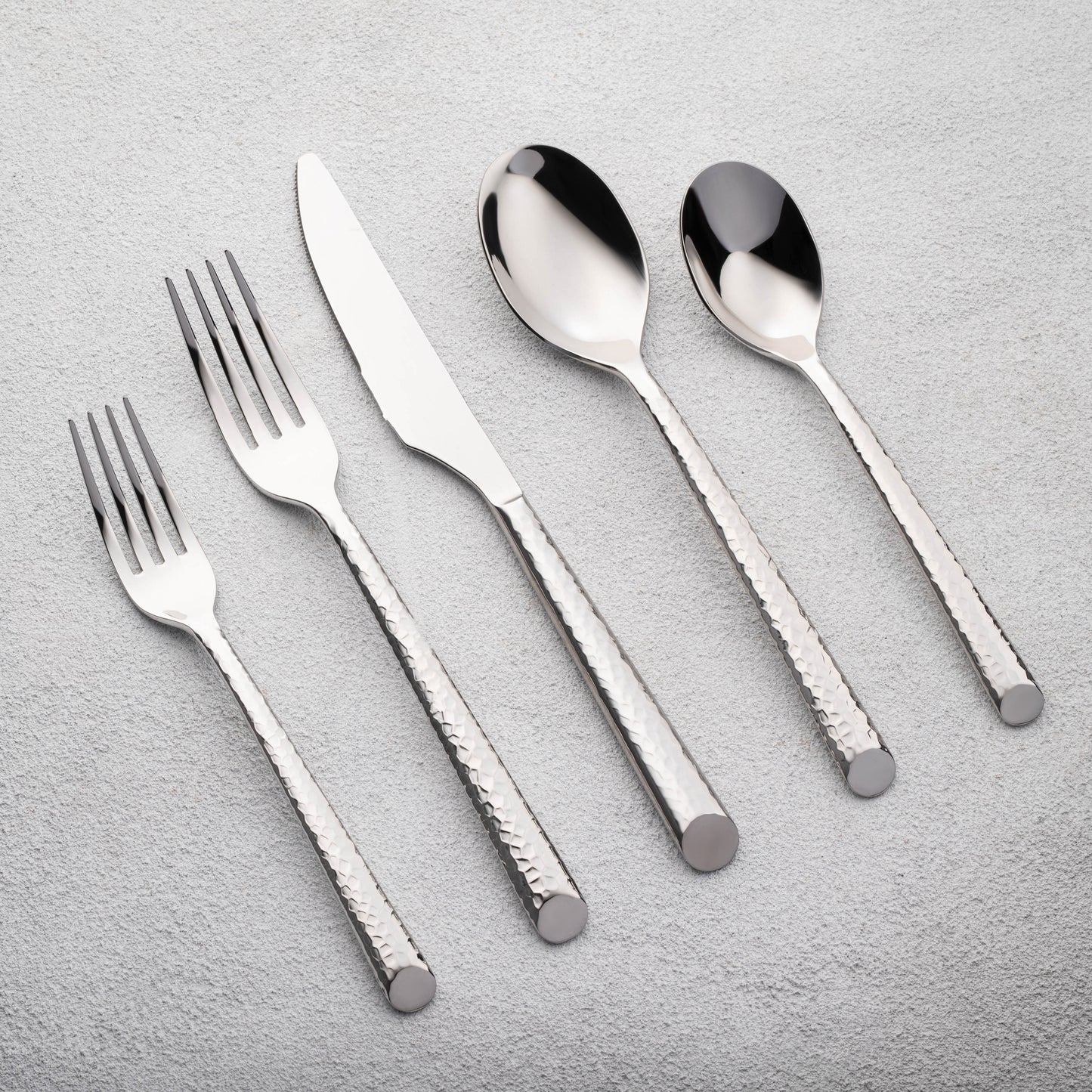 Stainless steel 20 piece flatware, set dining collection