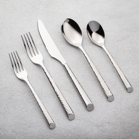 Stainless steel 20 piece flatware, set dining collection