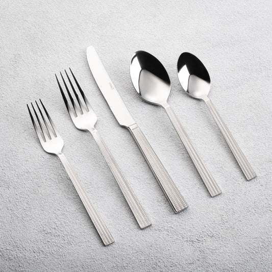 20 piece flatware set stainless steel dining collection