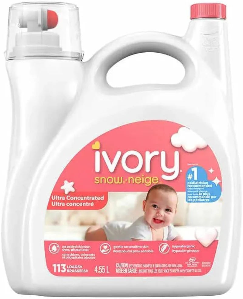 Ivory Snow Liquid Laundry Detergent 113 Loads - 154oz