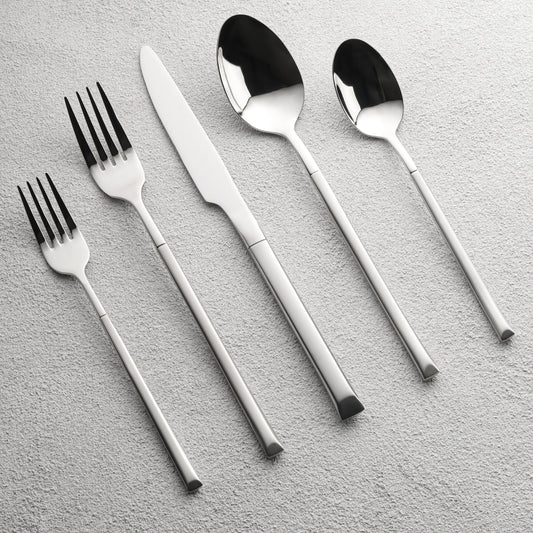 20 piece flatware set stainless steel