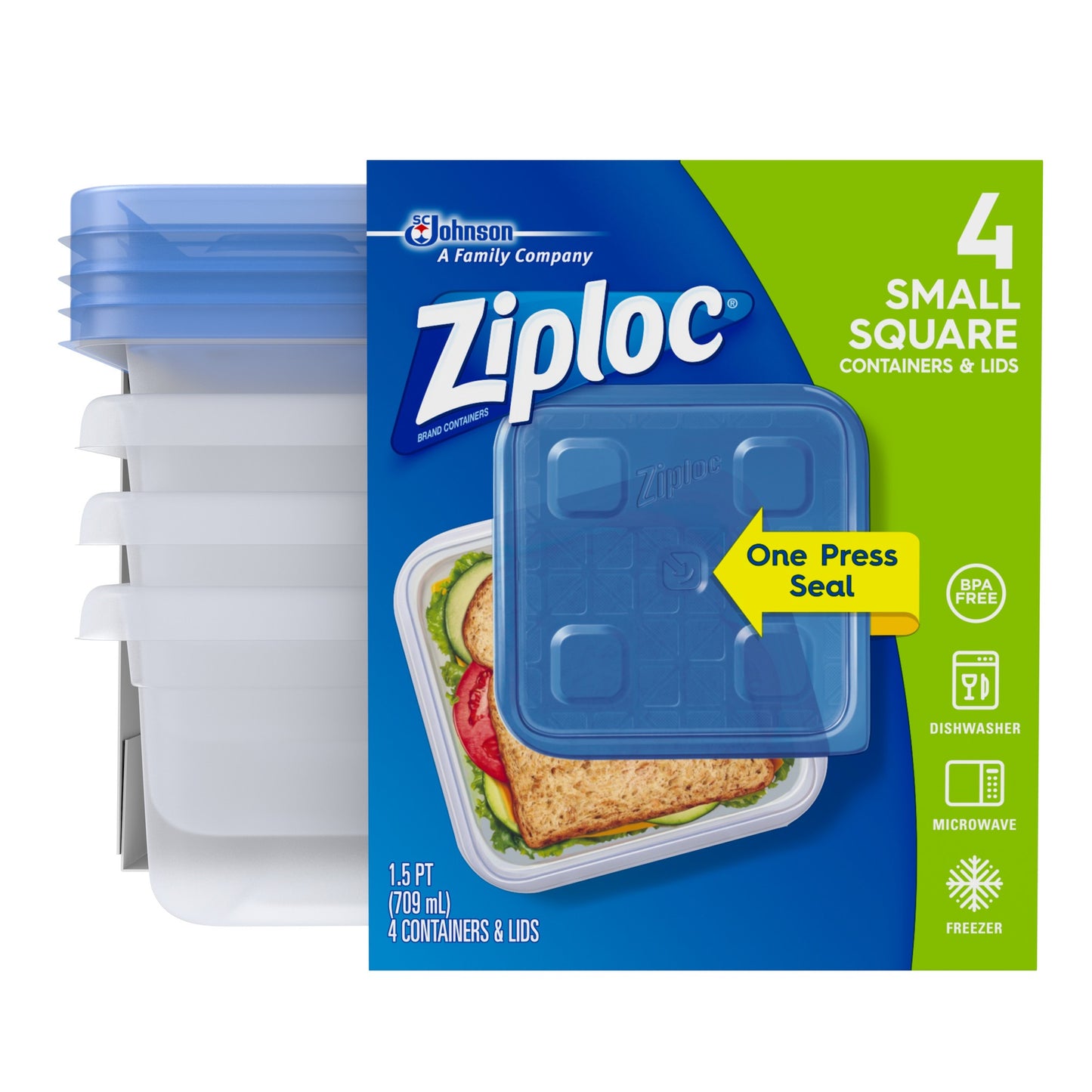 Ziploc 4 Small SQ 1.5pt