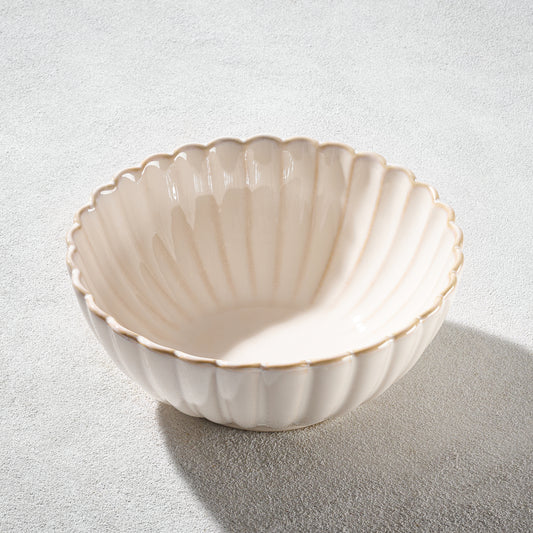 Vikko - Atlantic, Dinner Bowl, Cream, 50 oz