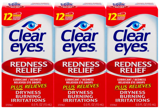 Clear eye drops