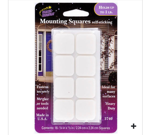 MAGIC MOUNT-MOUNTING SQUARES-7/8