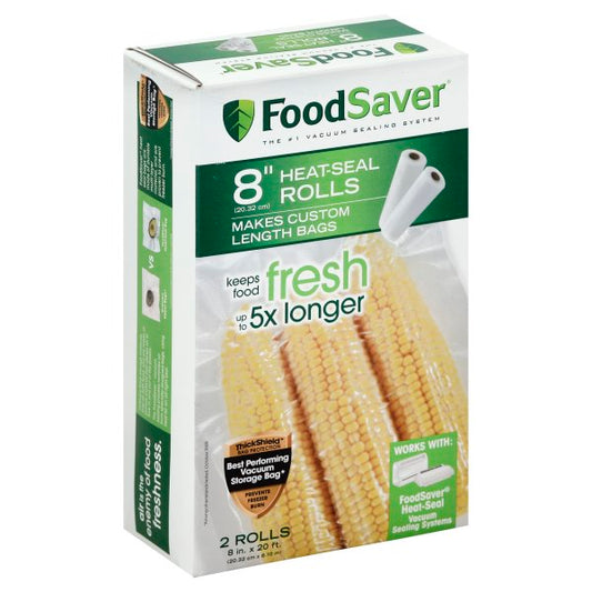 Food Saver 8"x20ft 2Rolls