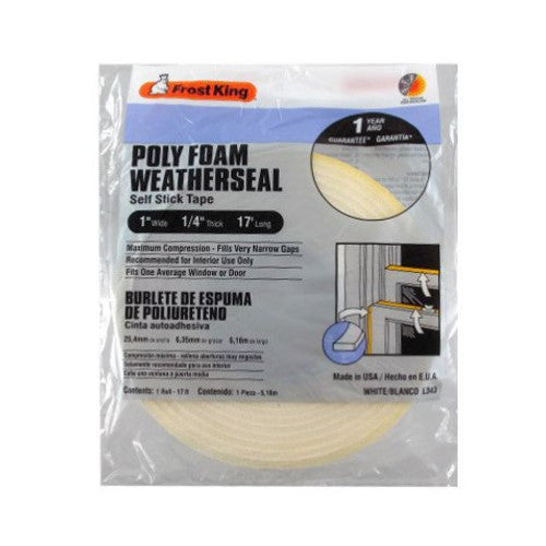 Polyfoam 1"W 1/4"T 17'L