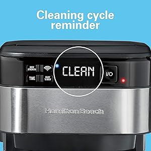 Hamilton Beach Works with Alexa Smart Coffee Maker, Programmable, 12 Cup Capacity, Black and Stainless Steel (49350) - A Certified for Humans Device