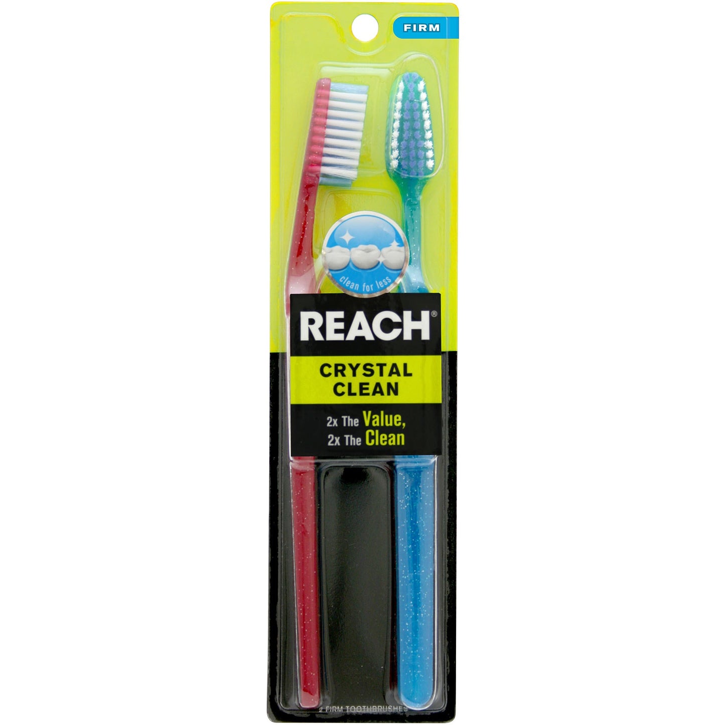 REACH 2 PK. Hard tooth Brushes
