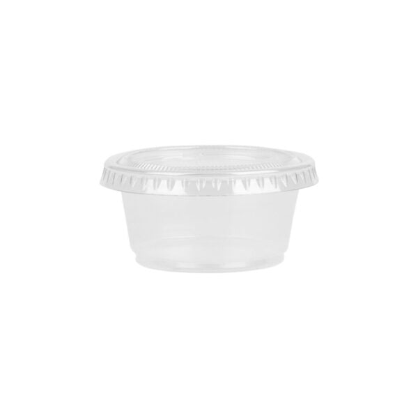 2oz Portion Cups w/ Lids (25 Count)