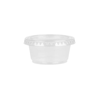 2oz Portion Cups w/ Lids (25 Count)