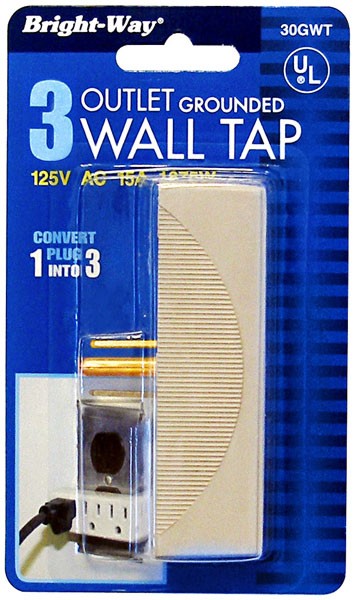 3/1 Outlet Grounded Wall TAp