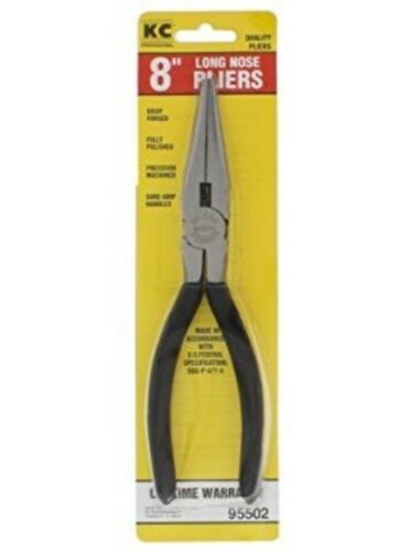 8" Pliers Long Nose K/C