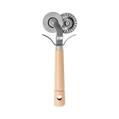 Fantes Double Pastry Ravioli Pasta Dough Cutter Crimper