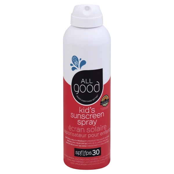 All good kids sunscreen spray