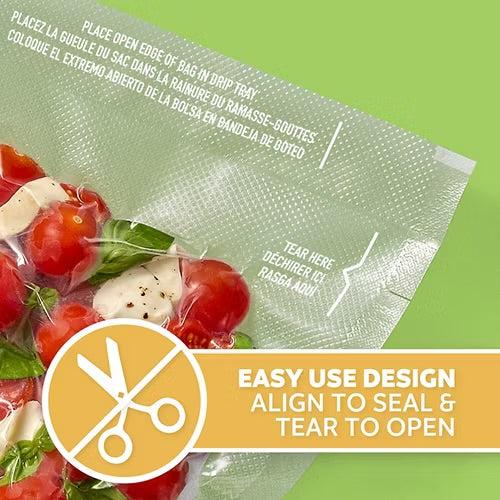 FoodSaver® Quart Pre-Cut Vacuum Seal Bags 1 quart 19 bags￼
