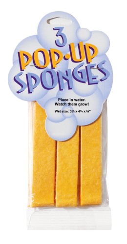 Pop Up Sponges 3 in pk