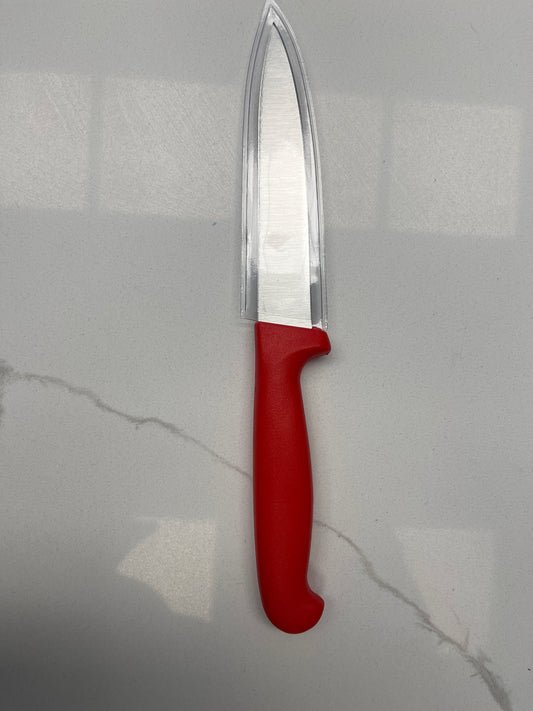 4.75" Red Straight Knife