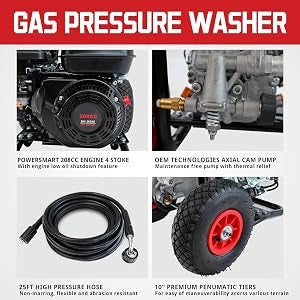 PowerSmart Gas Pressure Washer 3200 PSI