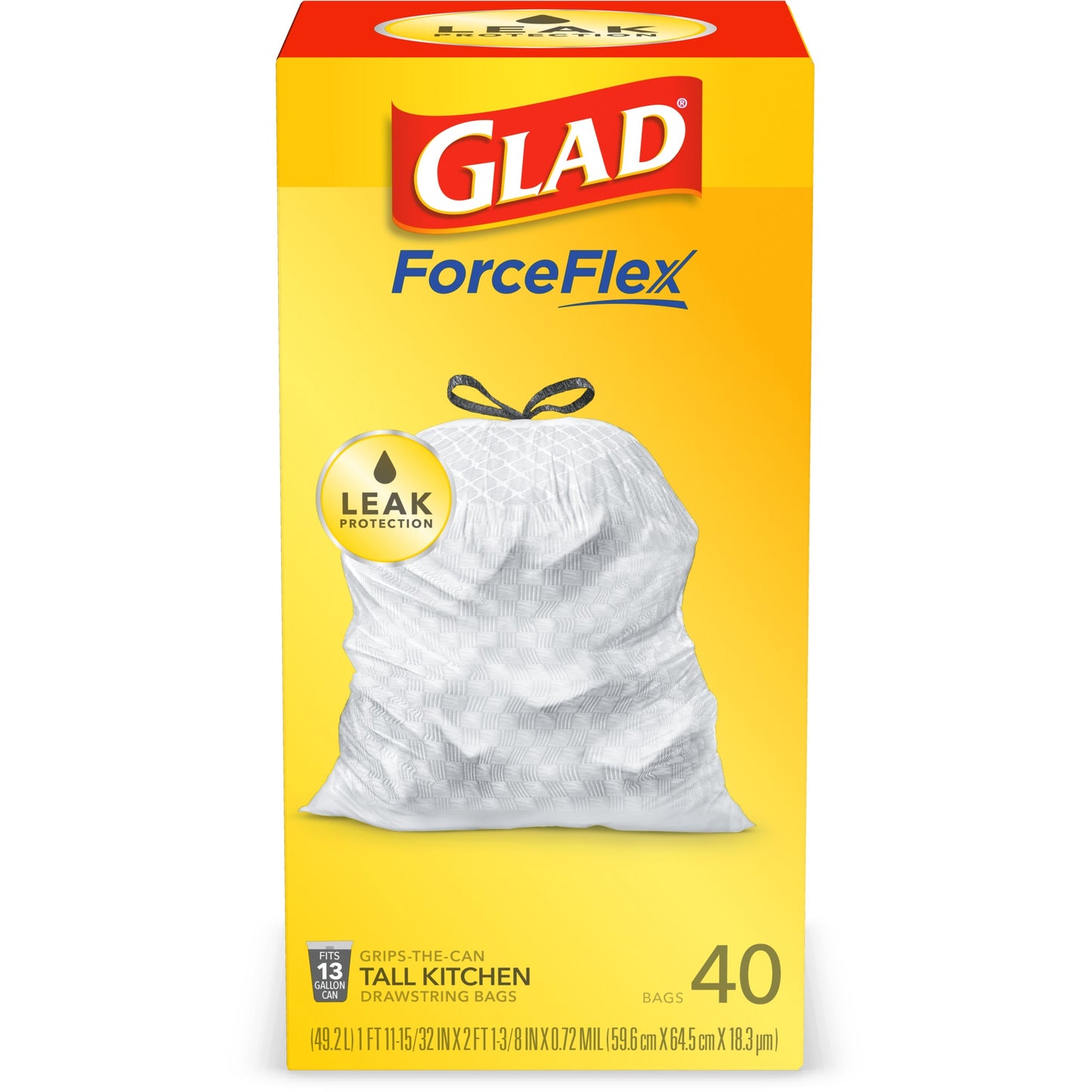 Glad Tall kitchen bags 40count