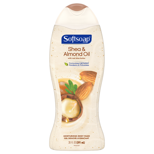 Soft soap, butter, and almond body wash