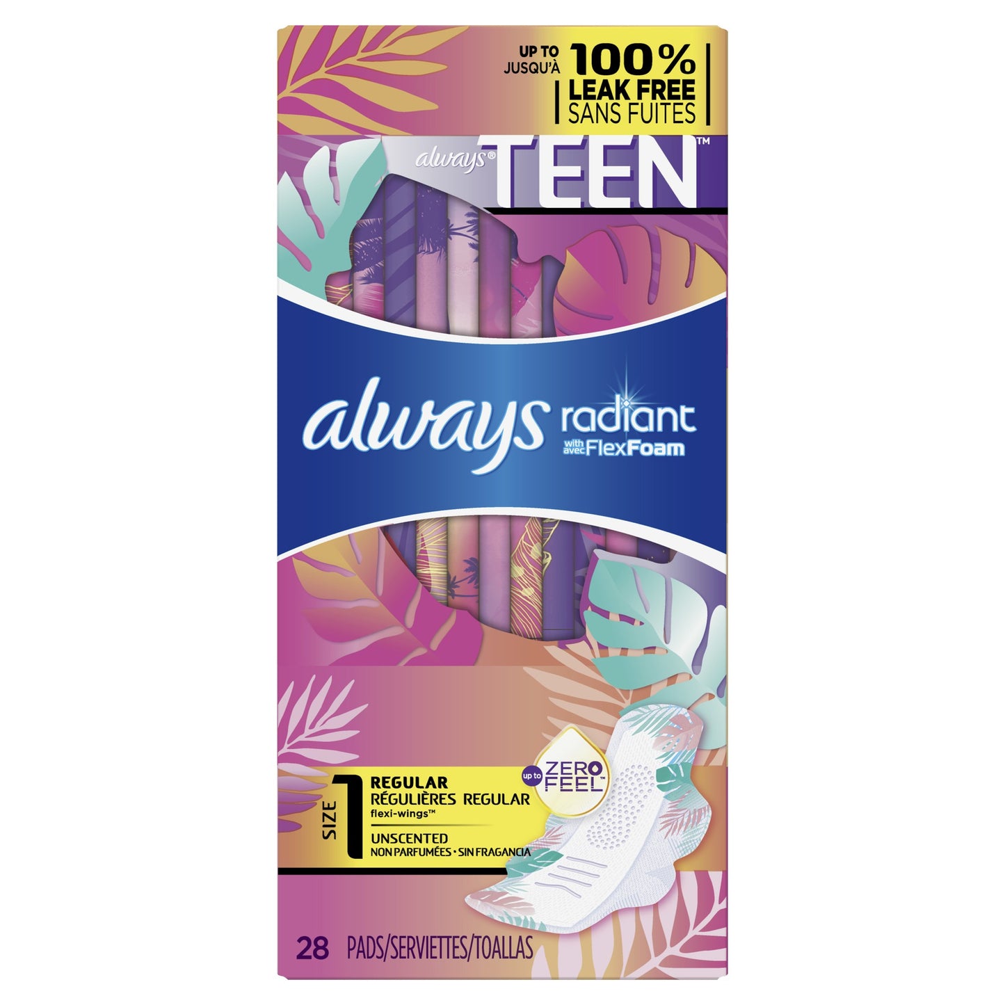 Always teen size 1 regular