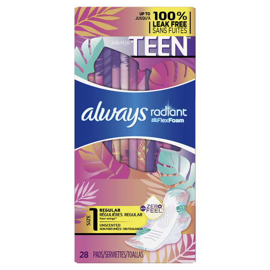 Always teen size 1 regular
