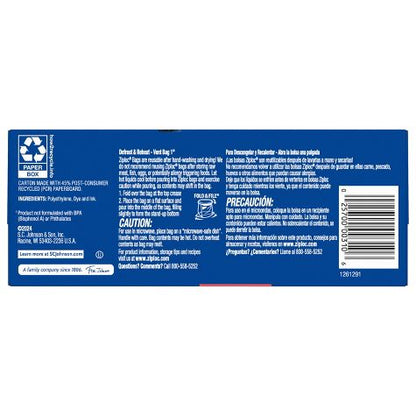 Ziploc Storage quart bags 48 count