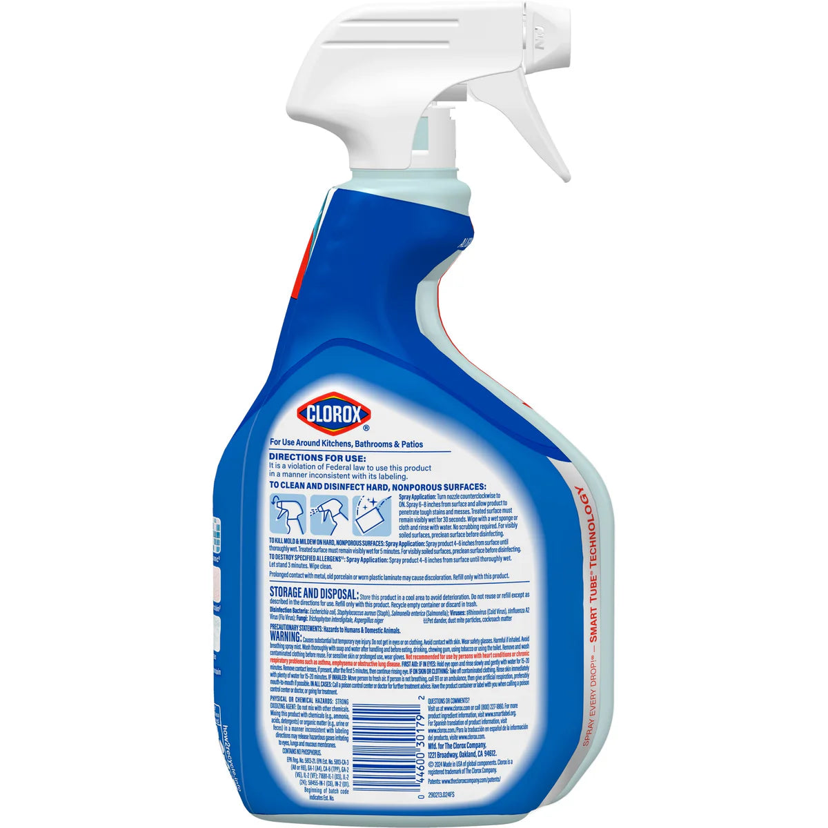 Clorox Clean-Up Multi-Surface Cleaner with Bleach Rain Clean Spray Bottle - 24oz