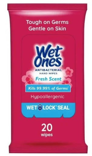 Wet Ones Fresh Antibacterial - 20ct